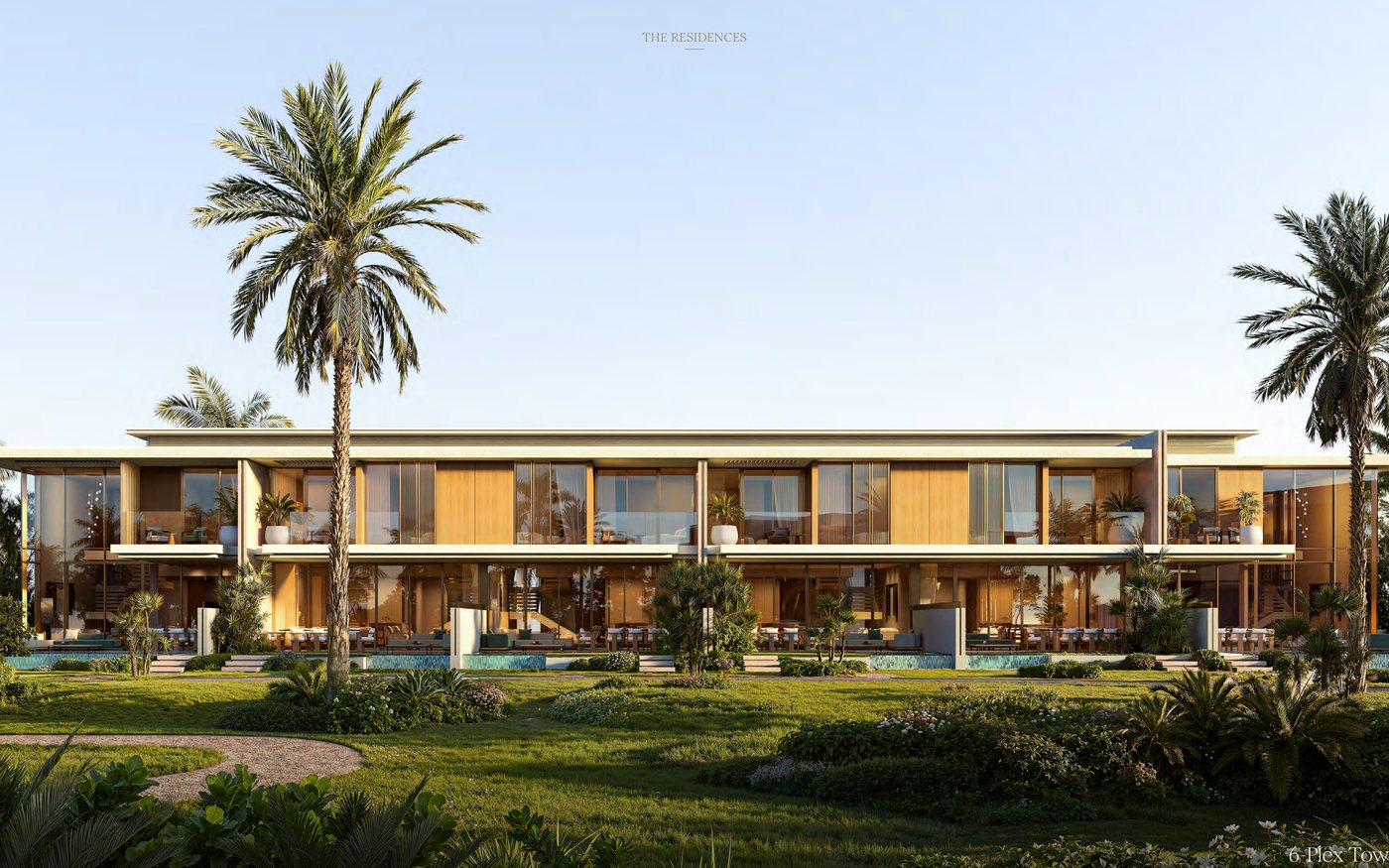 Bay Estate six unit townhouse cluster