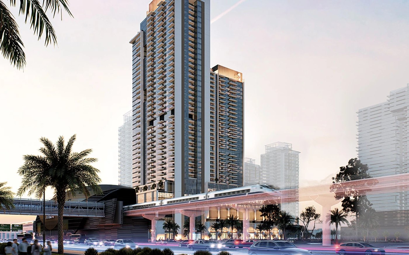 نمای برج‌های Avenue Park Towers در Wasl 1