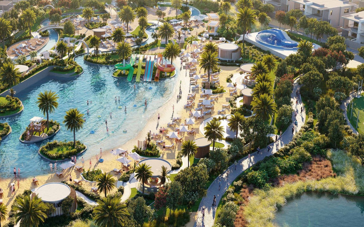 The water park at DAMAC Hills 2