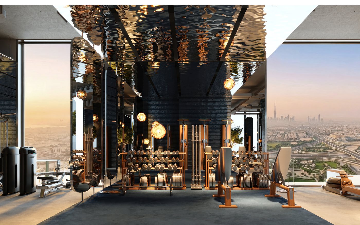 باشگاه ورزشی Sky Club در بالای برج The WOW Tower